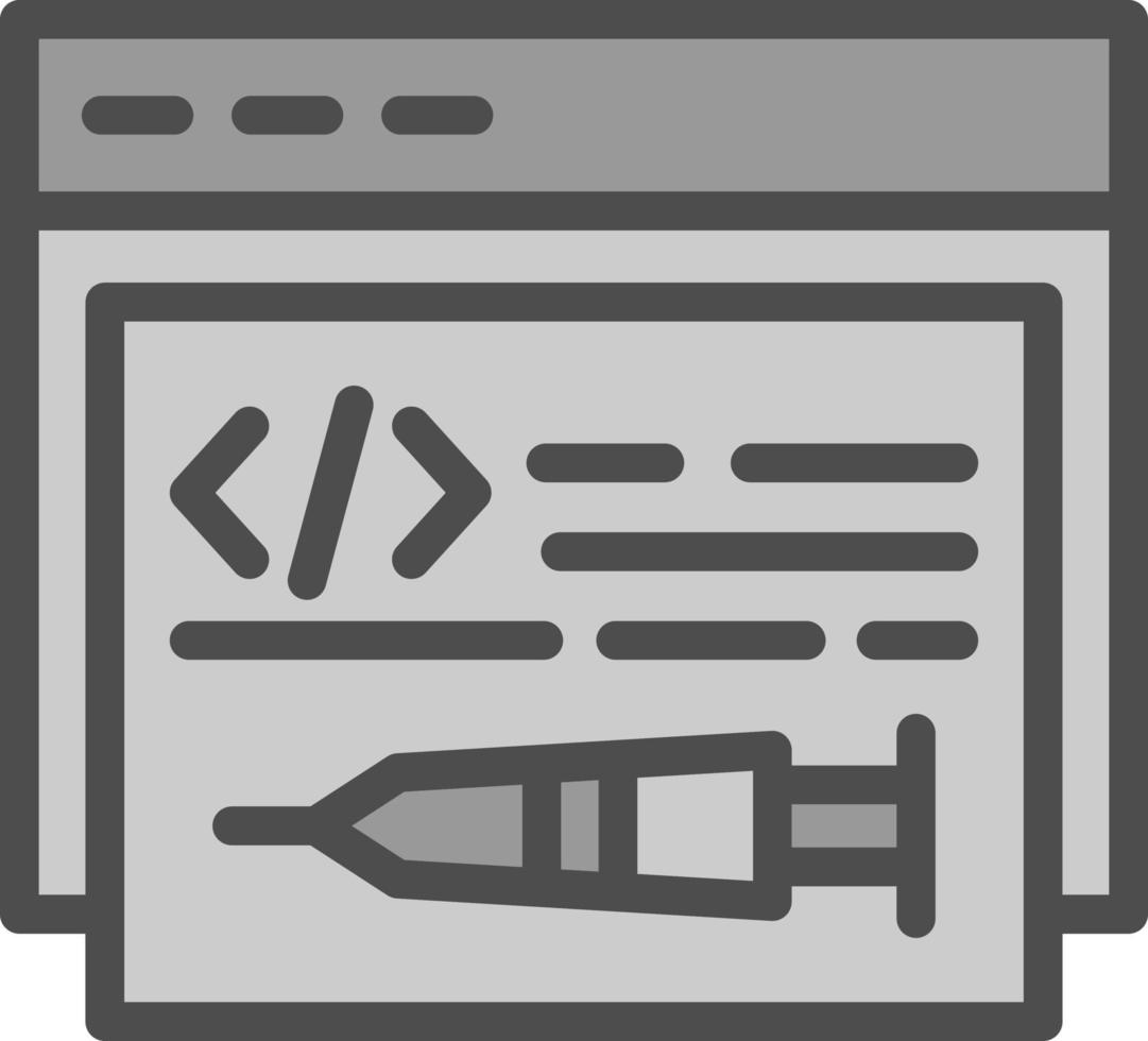 Code-Injection-Vektor-Icon-Design vektor