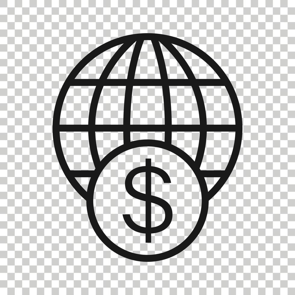global företag ikon i platt stil. pengar transaktion vektor illustration på vit isolerat bakgrund. sedel räkningen säkerhet företag begrepp.