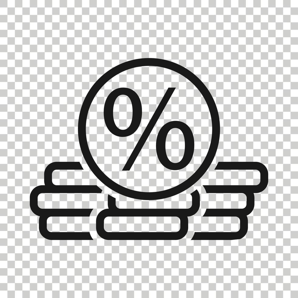 mynt stack ikon i platt stil. dollar mynt vektor illustration på vit isolerat bakgrund. pengar staplade företag begrepp.