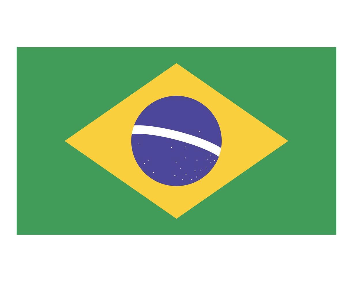 Flaggenland Brasilien vektor