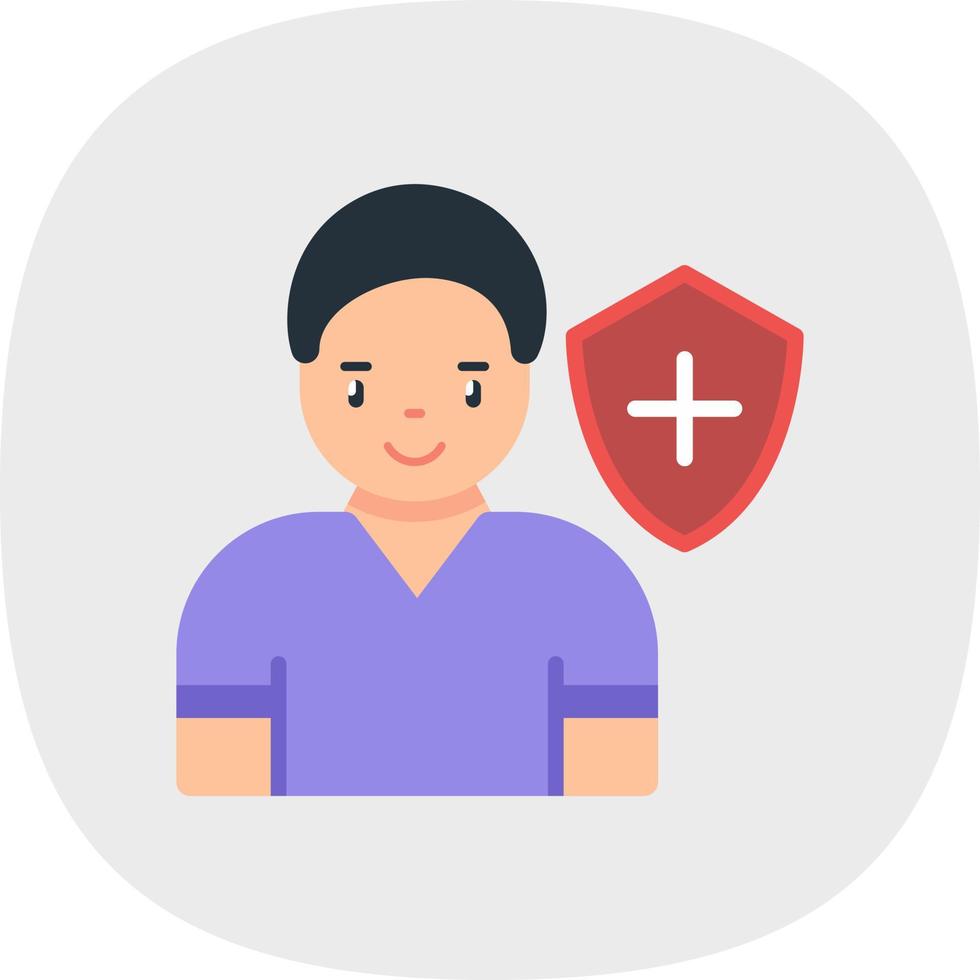 Gesundheit Sicherheit Vektor-Icon-Design vektor