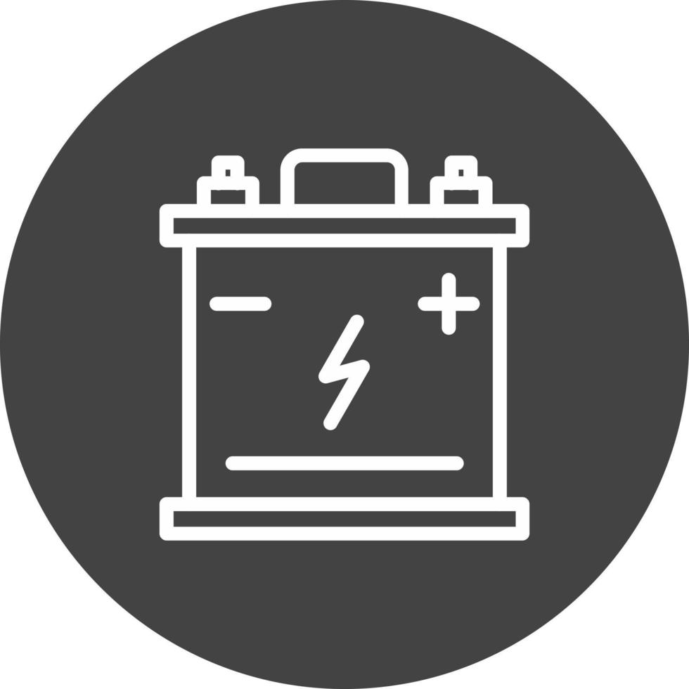 Autobatterie-Vektor-Icon-Design vektor