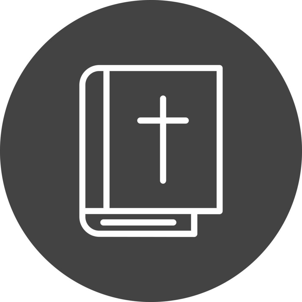 Bibel-Vektor-Icon-Design vektor