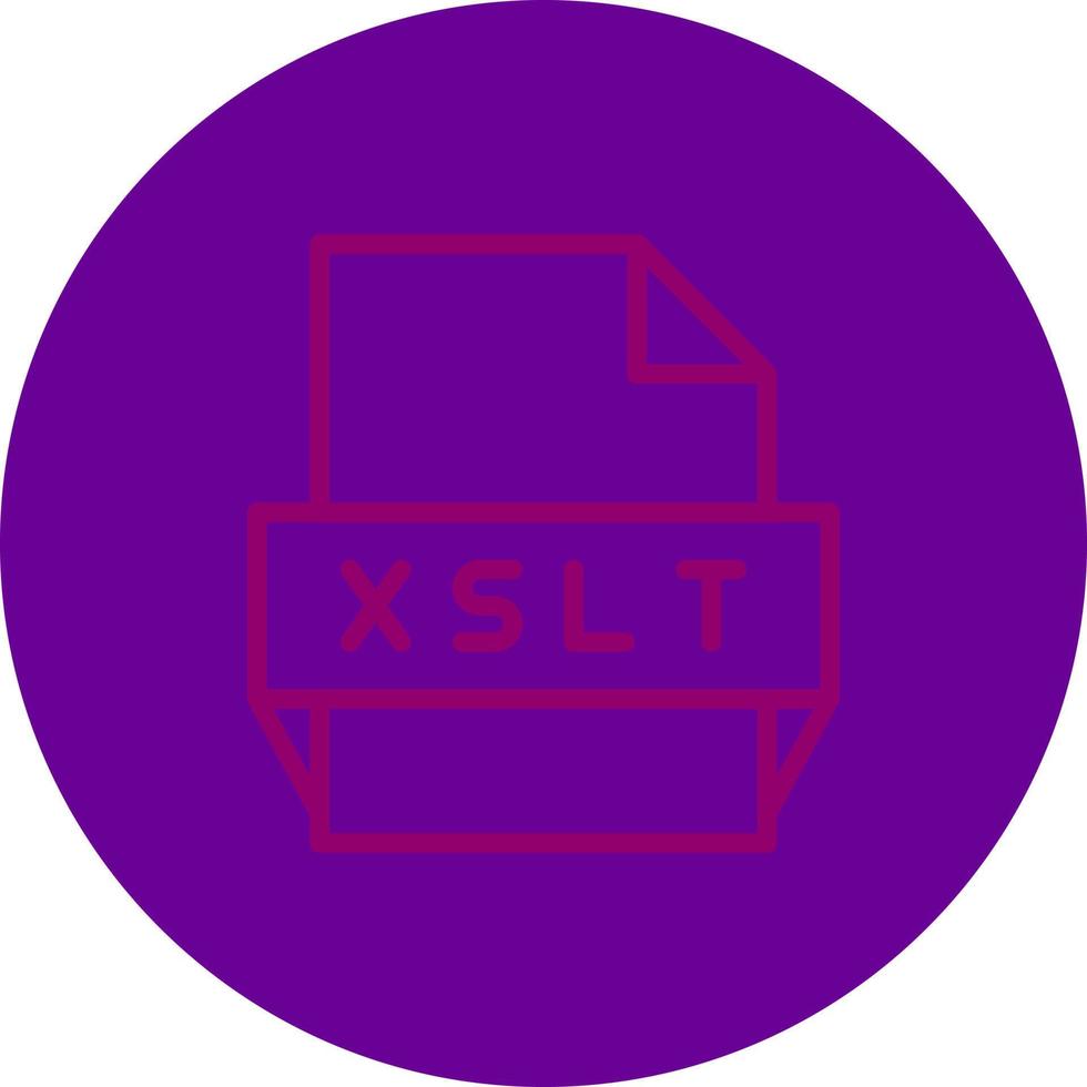 xslt fil formatera ikon vektor