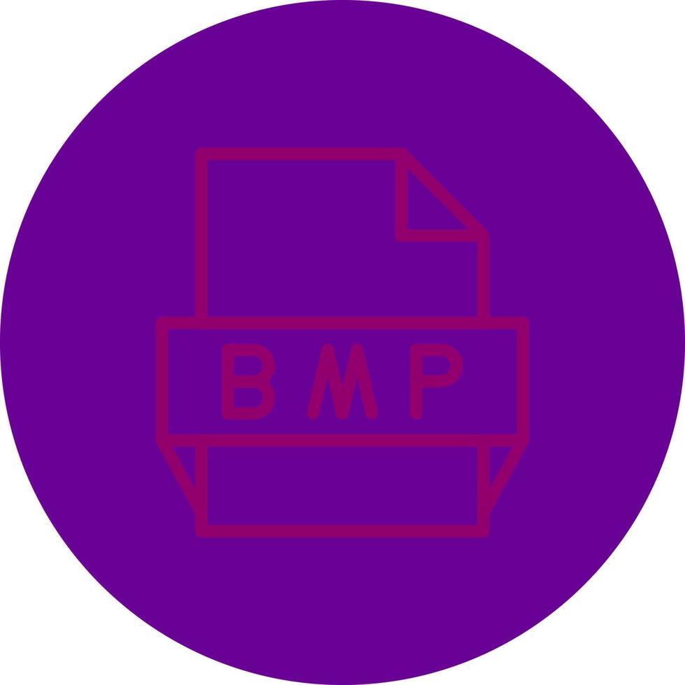 bmp-Dateiformat-Symbol vektor