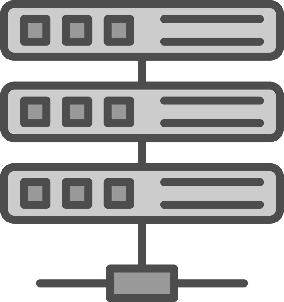 server vektor ikon design