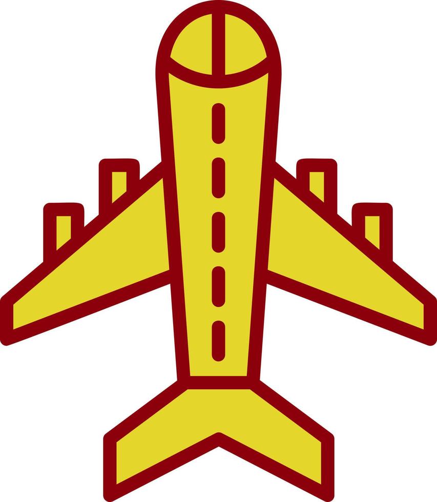 Flugzeug-Vektor-Icon-Design vektor