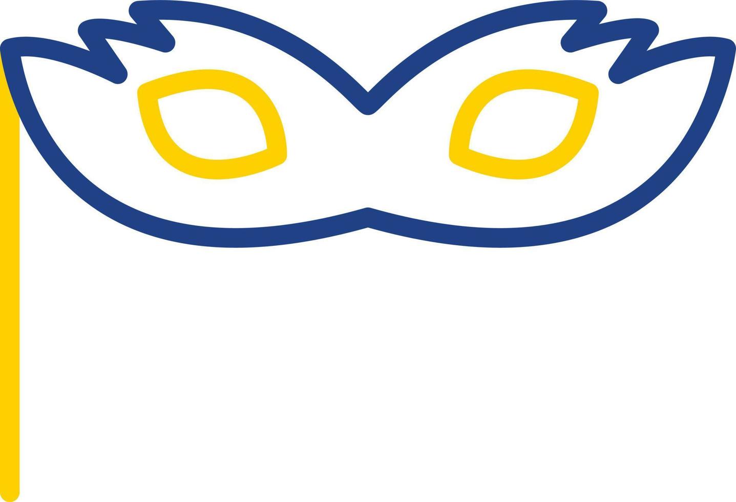Augenmasken-Vektor-Icon-Design vektor