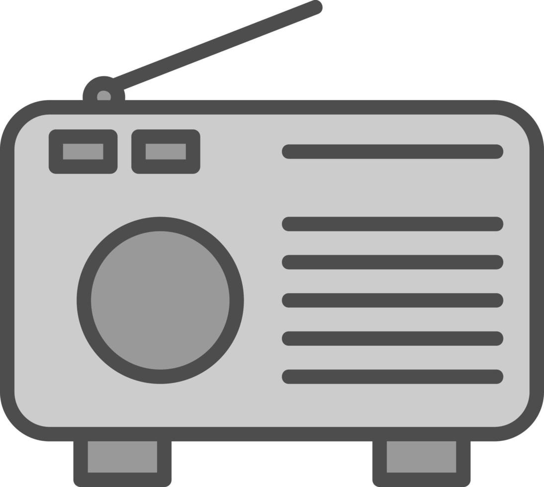 Radio-Vektor-Icon-Design vektor