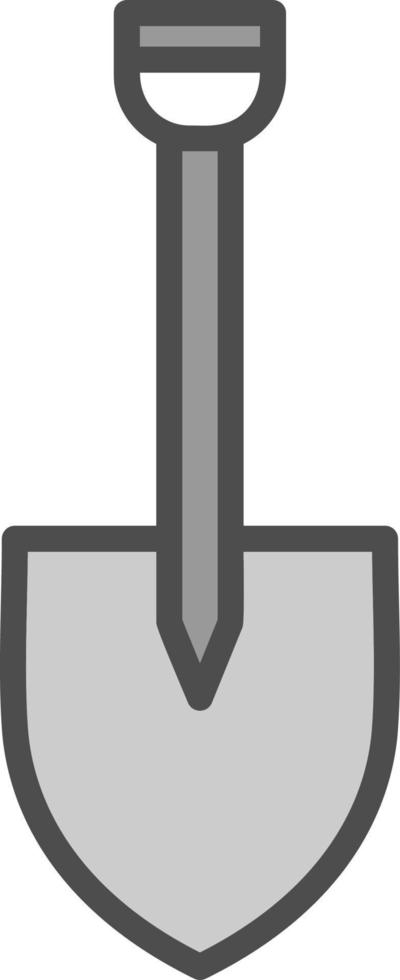 Schaufel-Vektor-Icon-Design vektor