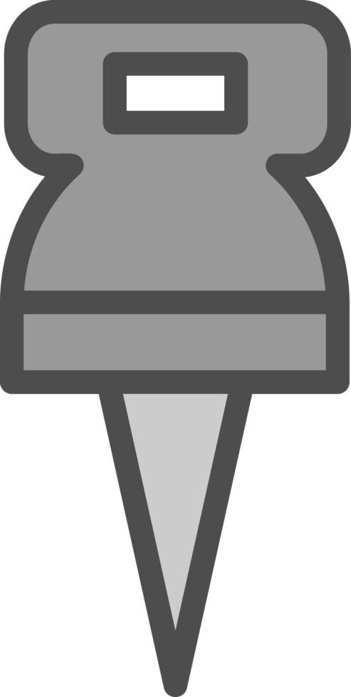 Push-Pin-Vektor-Icon-Design vektor