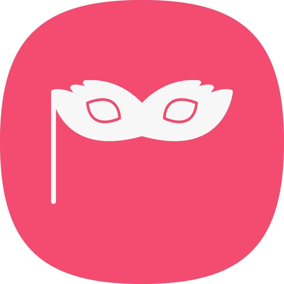 Augenmasken-Vektor-Icon-Design vektor
