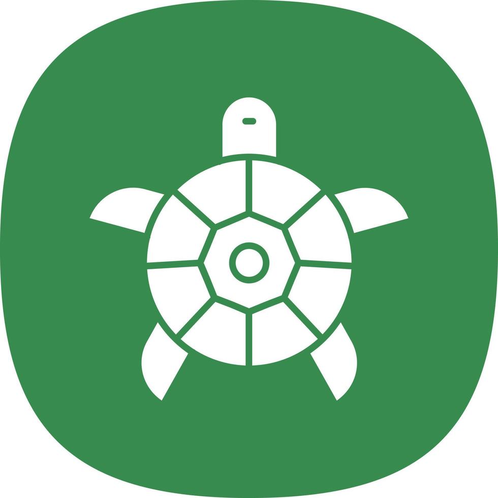 Schildkröten-Vektor-Icon-Design vektor