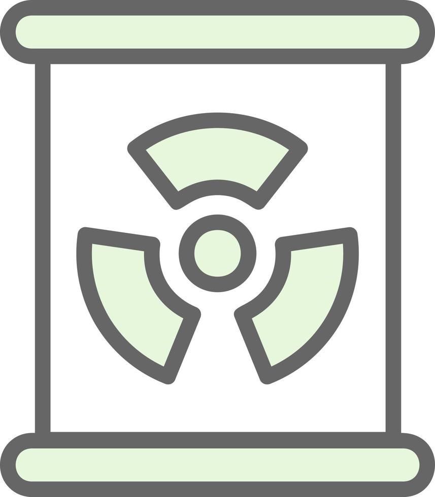 toxisk avfall vektor ikon design