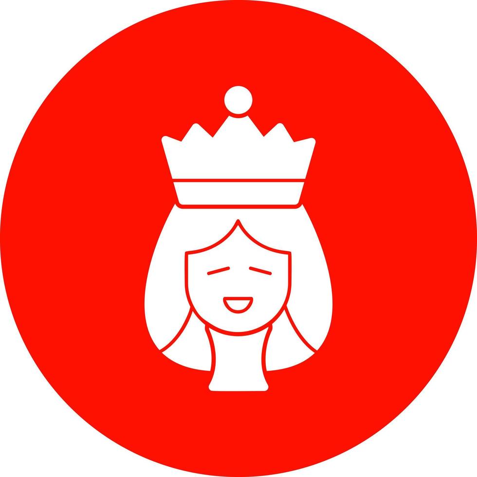 Queen-Vektor-Icon-Design vektor