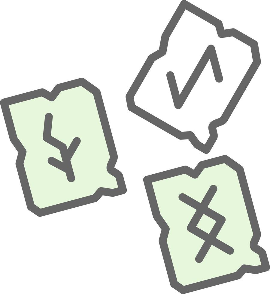 runor vektor ikon design