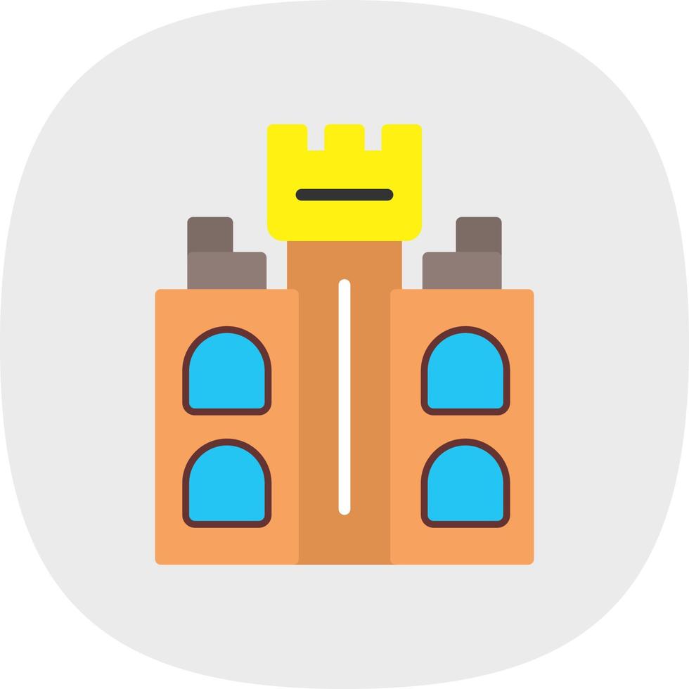 slott torn vektor ikon design