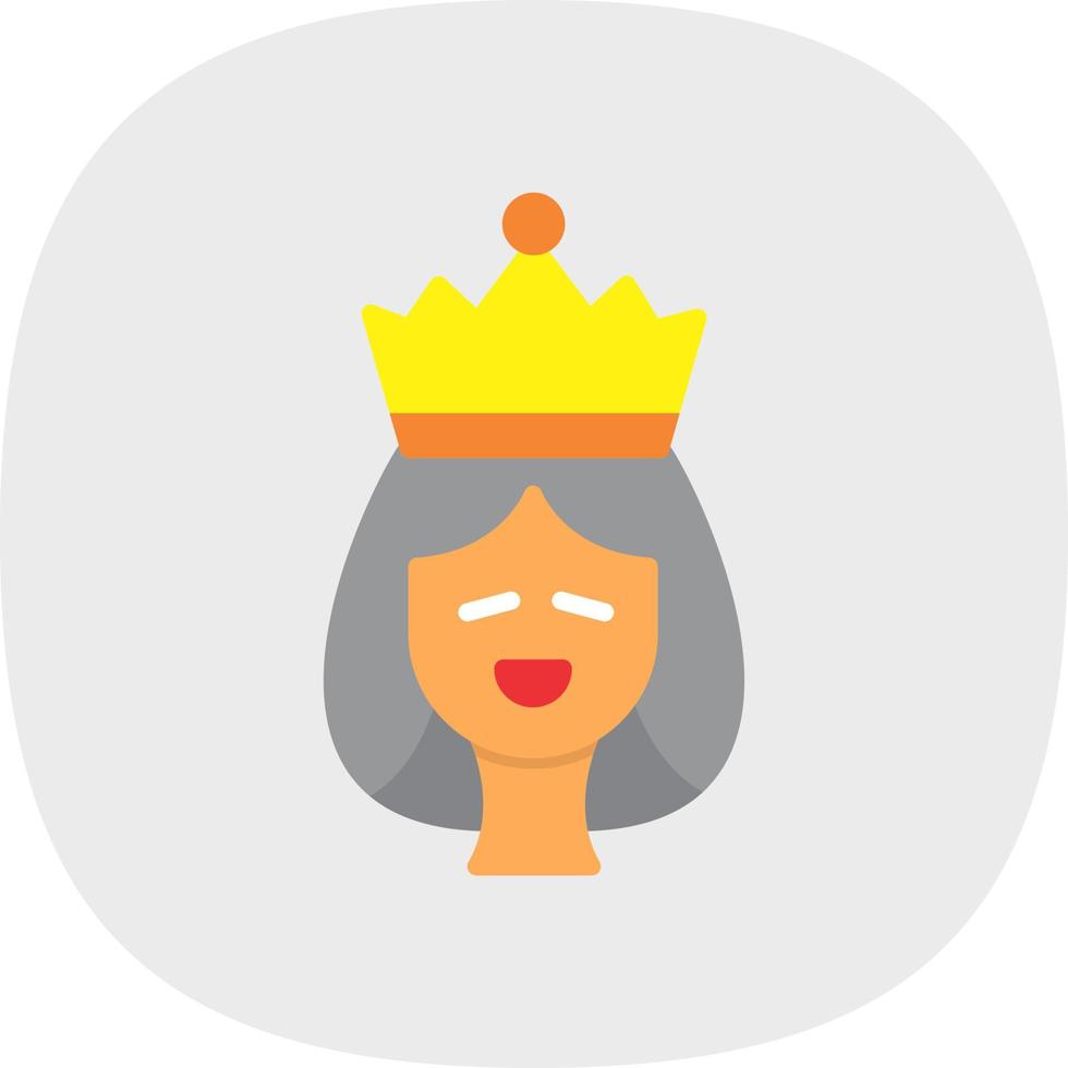 drottning vektor ikon design