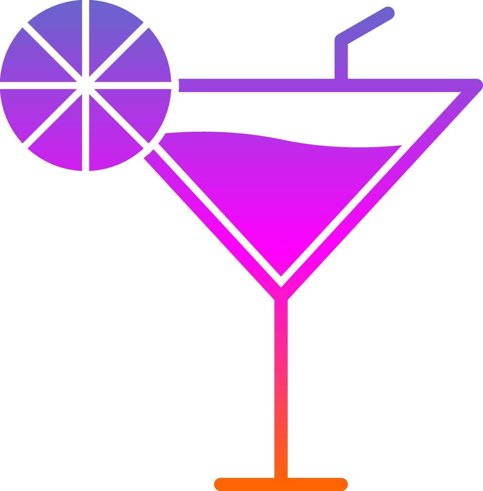 Cocktail-Vektor-Icon-Design vektor