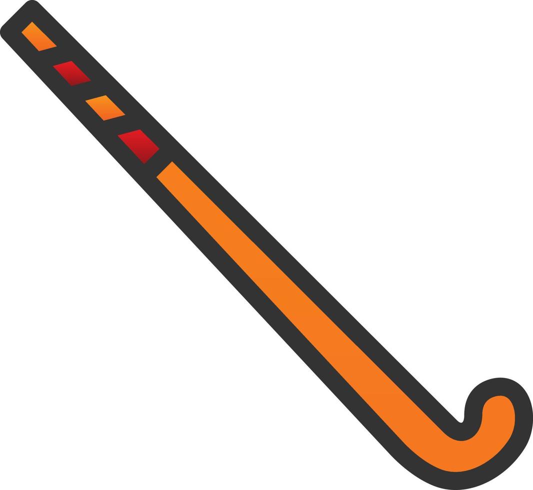 Hockeyschläger-Vektor-Icon-Design vektor