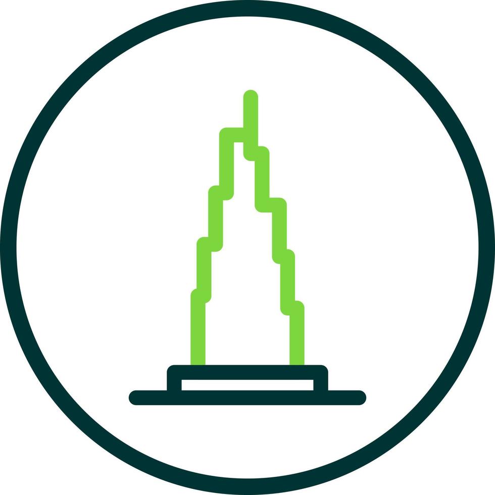 Burj Khalifa-Vektor-Icon-Design vektor