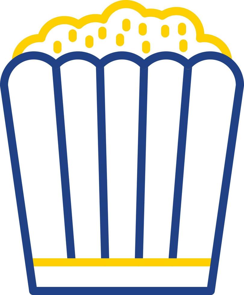 popcorn vektor ikon design