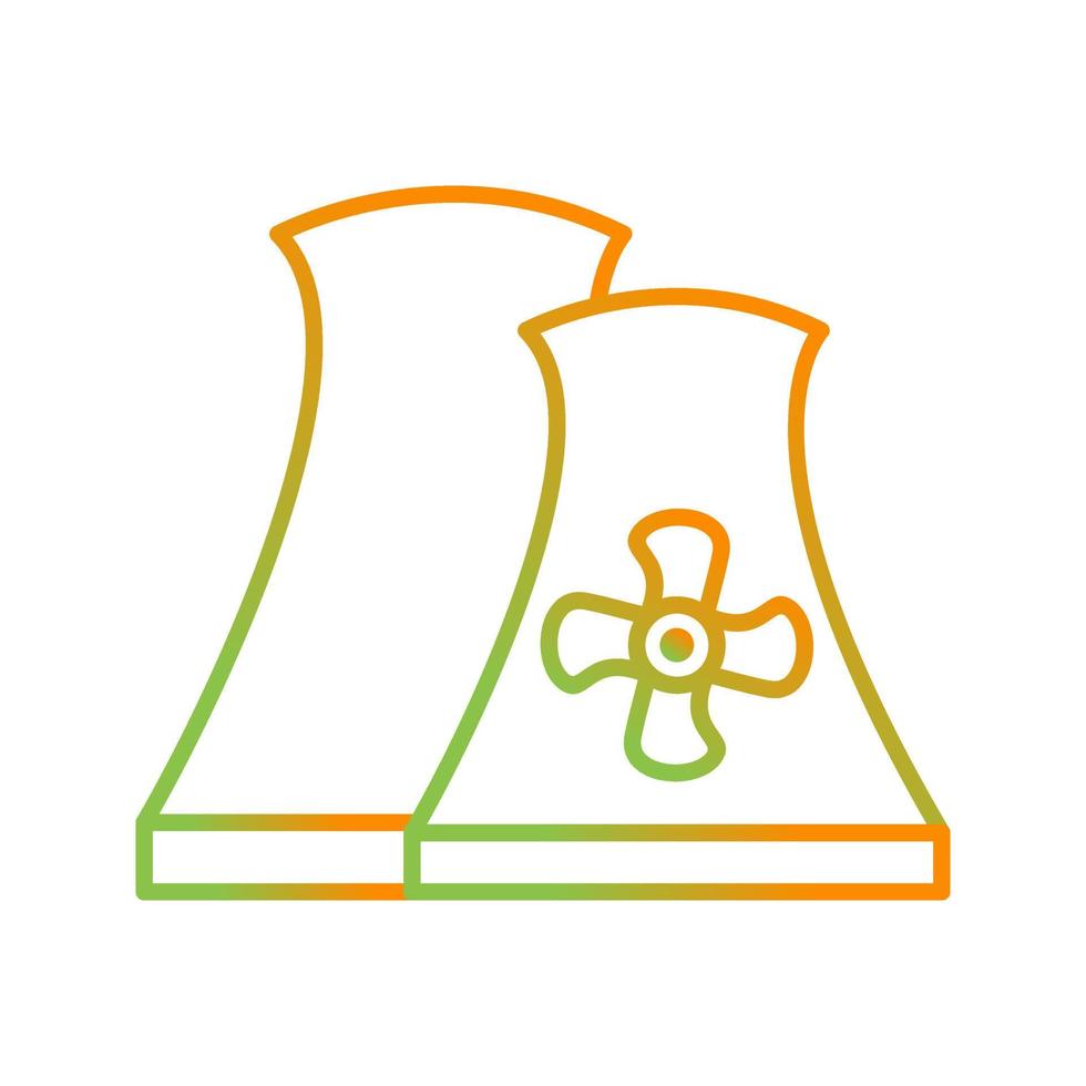 Vektorsymbol für Kernkraftwerke vektor