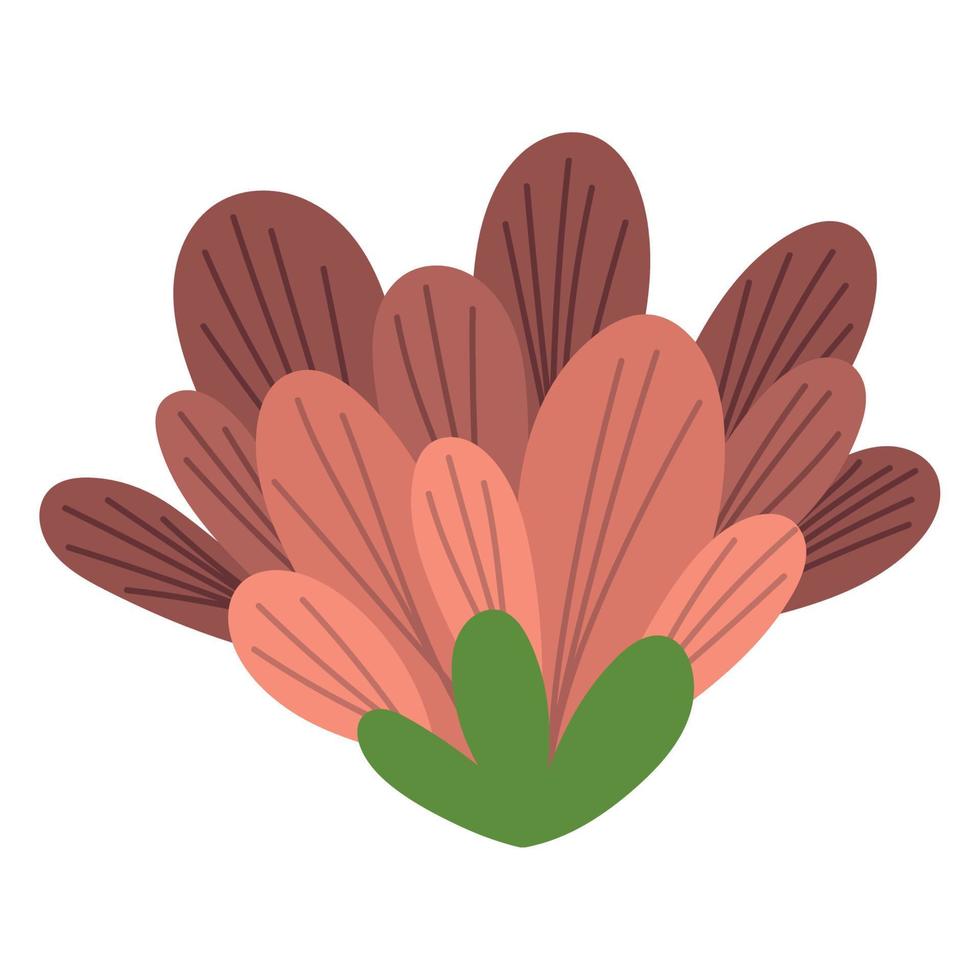 Blumensymbol isoliert vektor