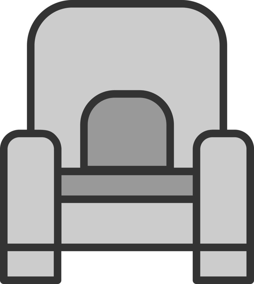 Sessel-Vektor-Icon-Design vektor