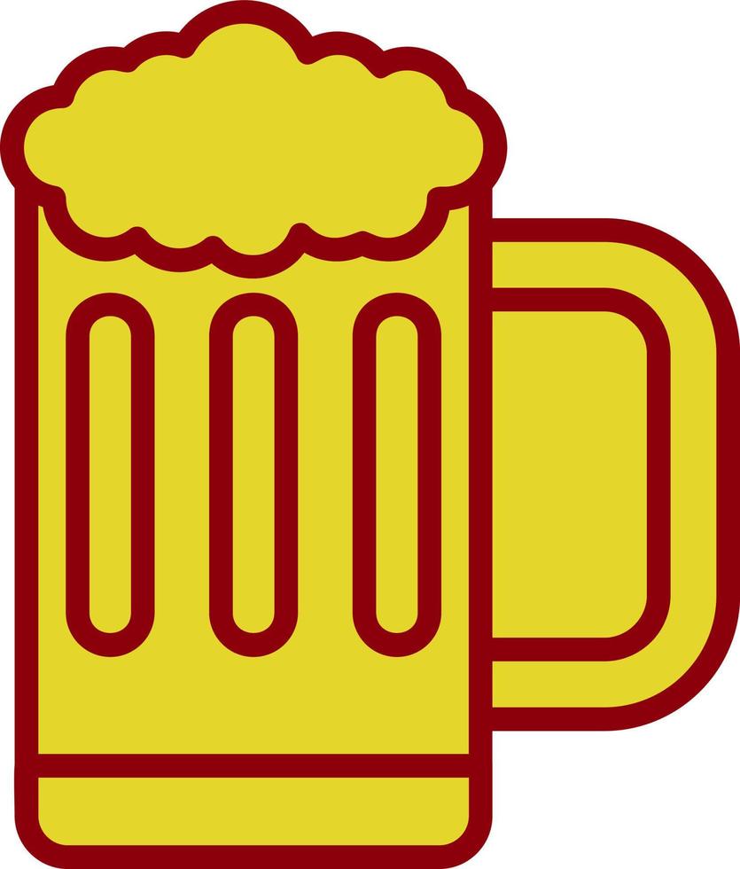 Bier-Vektor-Icon-Design vektor