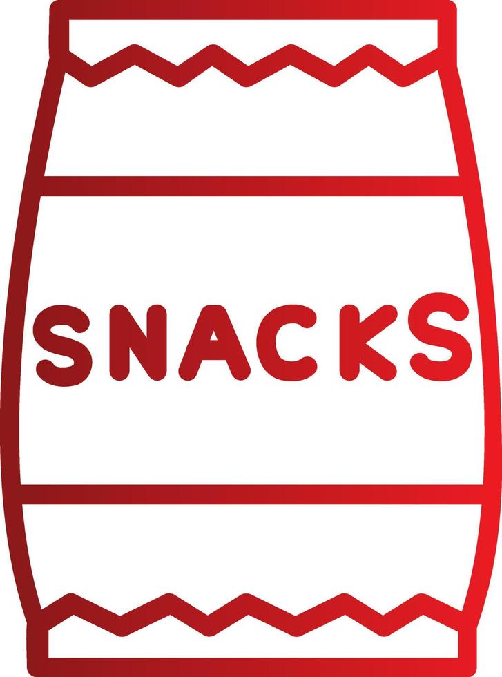 snacks vektor ikon