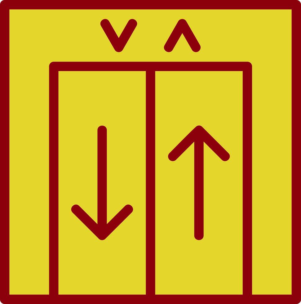 Lift-Vektor-Icon-Design vektor