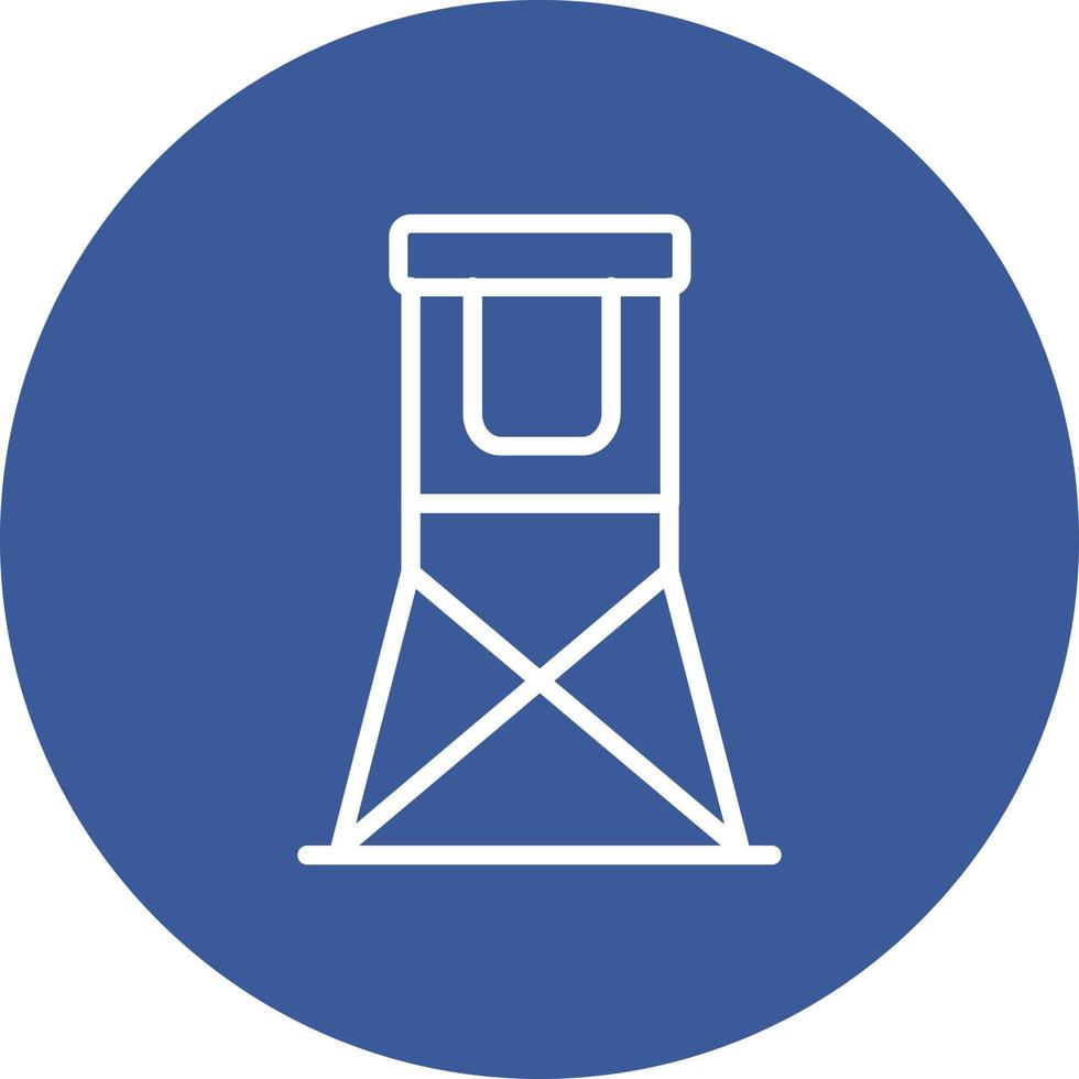 Uhrturm-Vektorsymbol vektor