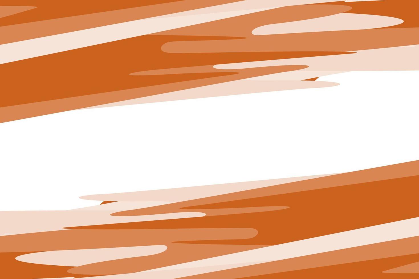 svartvit rektangulär ram från borsta stroke i trendig orange nyanser med kopia Plats i de mitten vektor