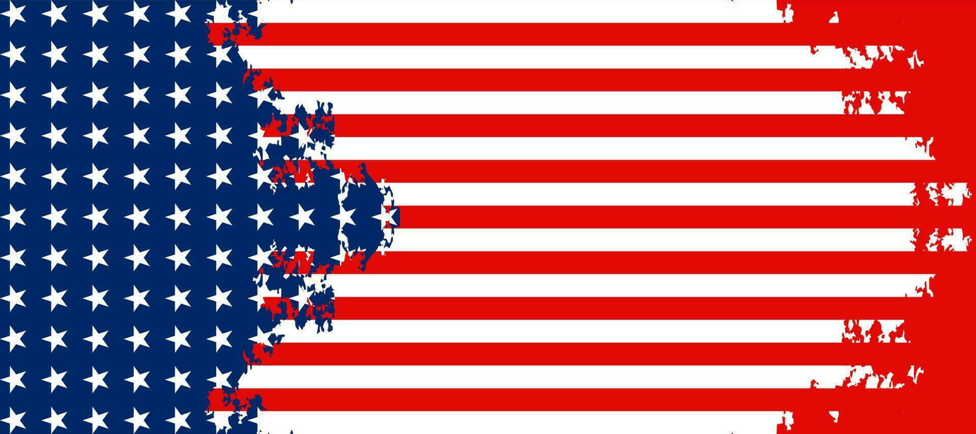 USA flagga röd bakgrund design tapet vektor