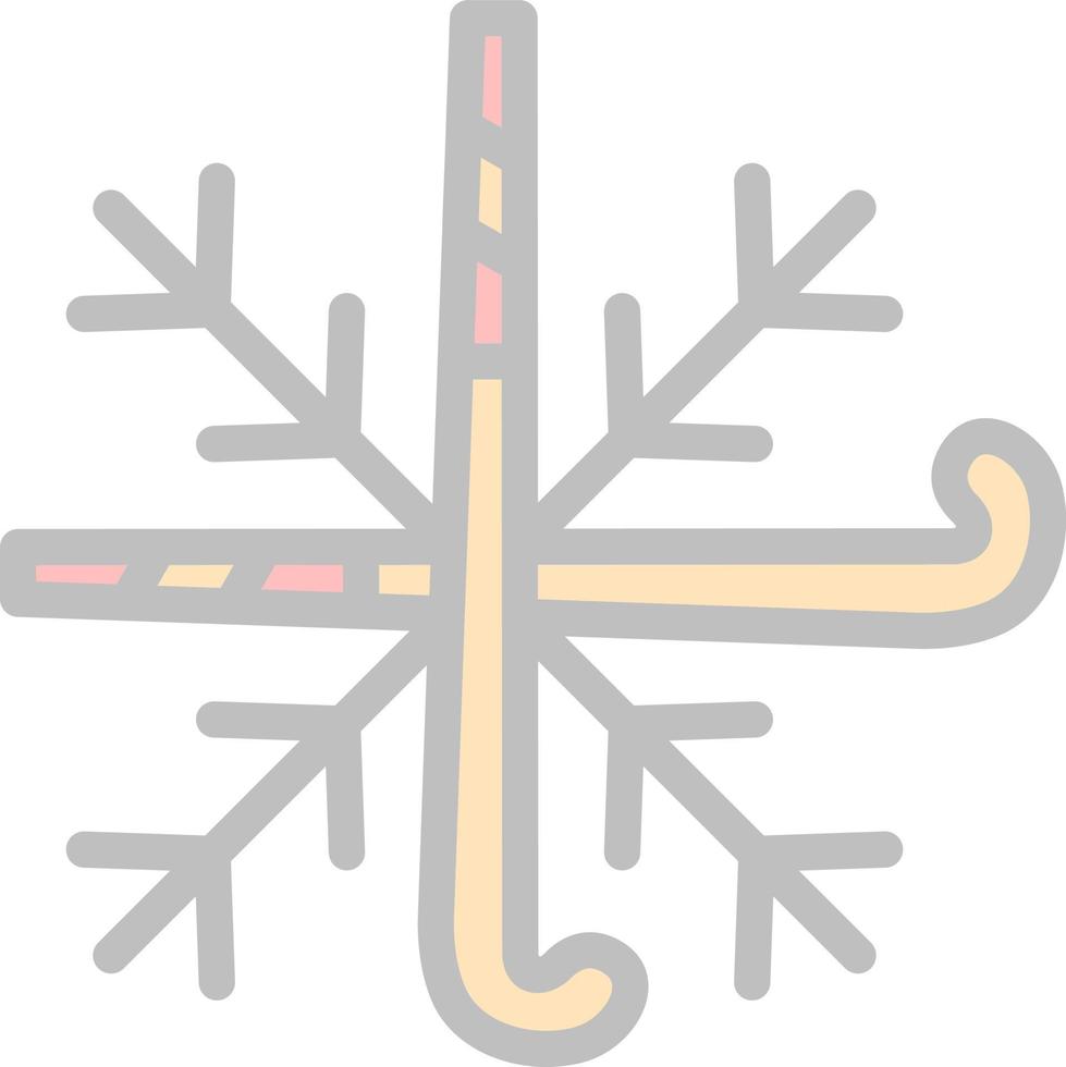 Schneeflocken-Vektor-Icon-Design vektor