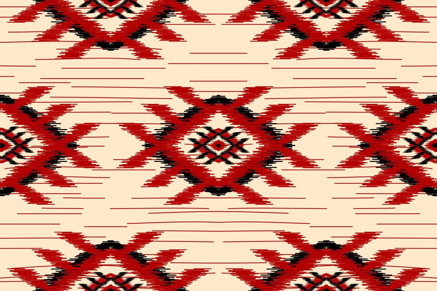 tyg ikat mönster konst. geometrisk etnisk sömlös mönster traditionell. amerikansk, mexikansk stil. vektor