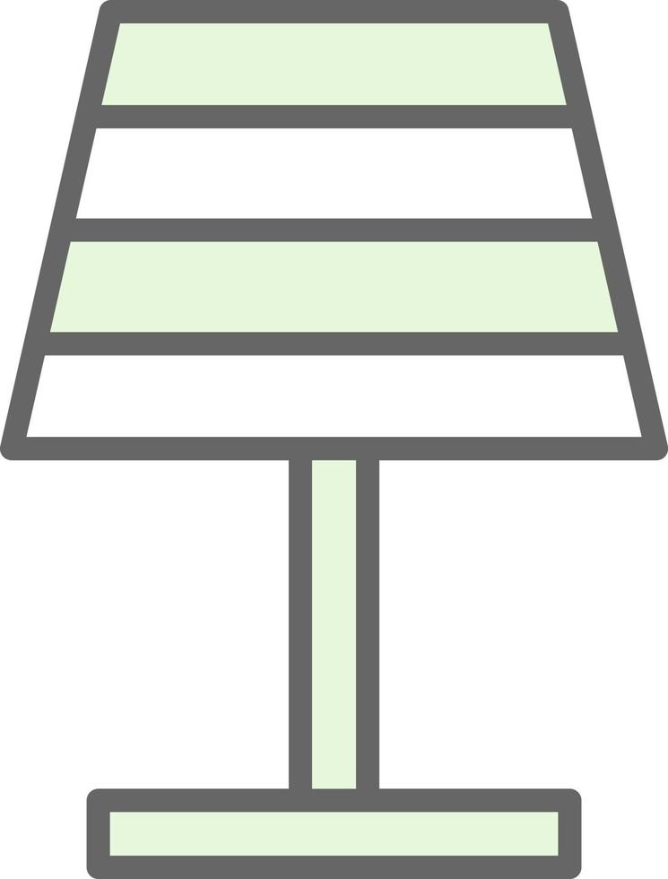Lampe-Vektor-Icon-Design vektor