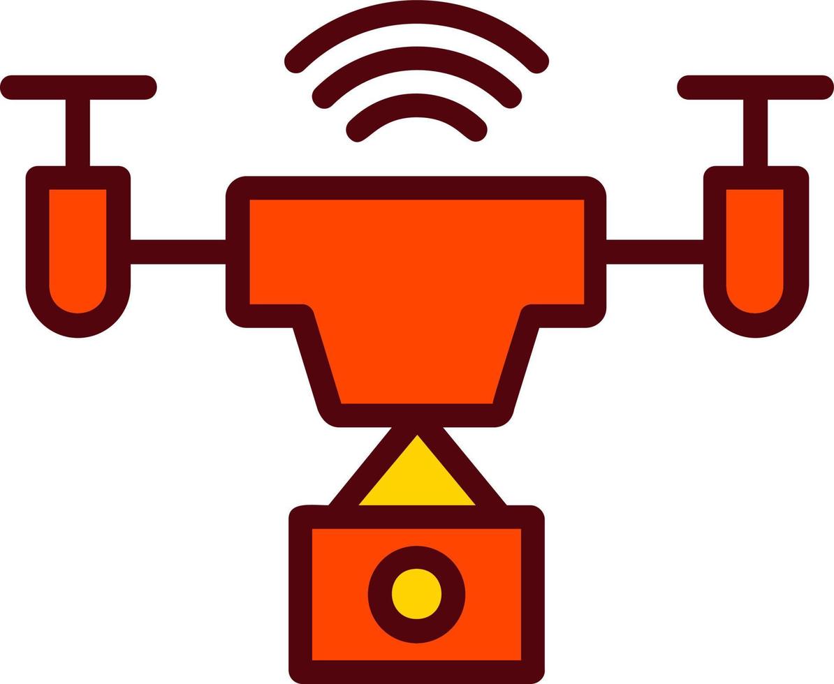 Symbol für Drohnenvektor vektor