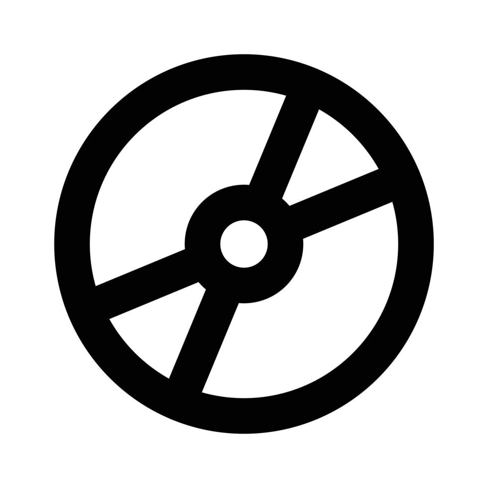 kompakt skiva ikon silhuett vektor