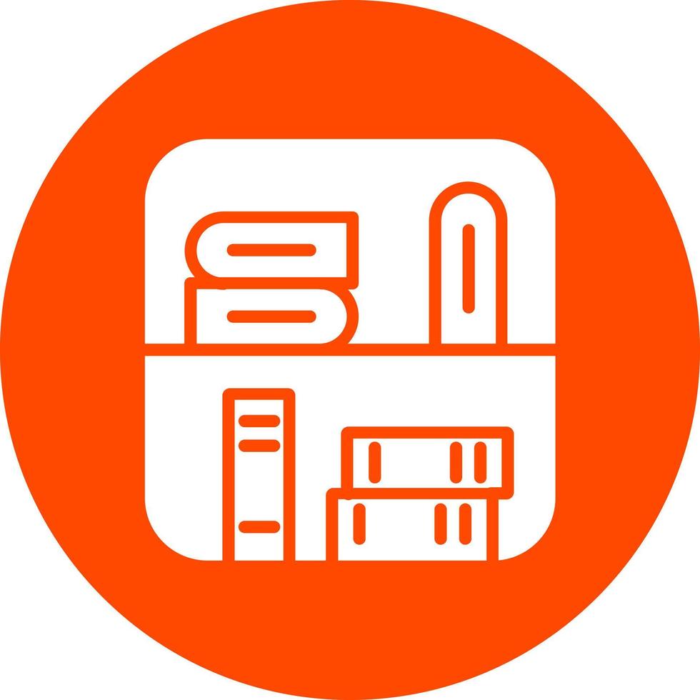 Bibliotheksvektorsymbol vektor