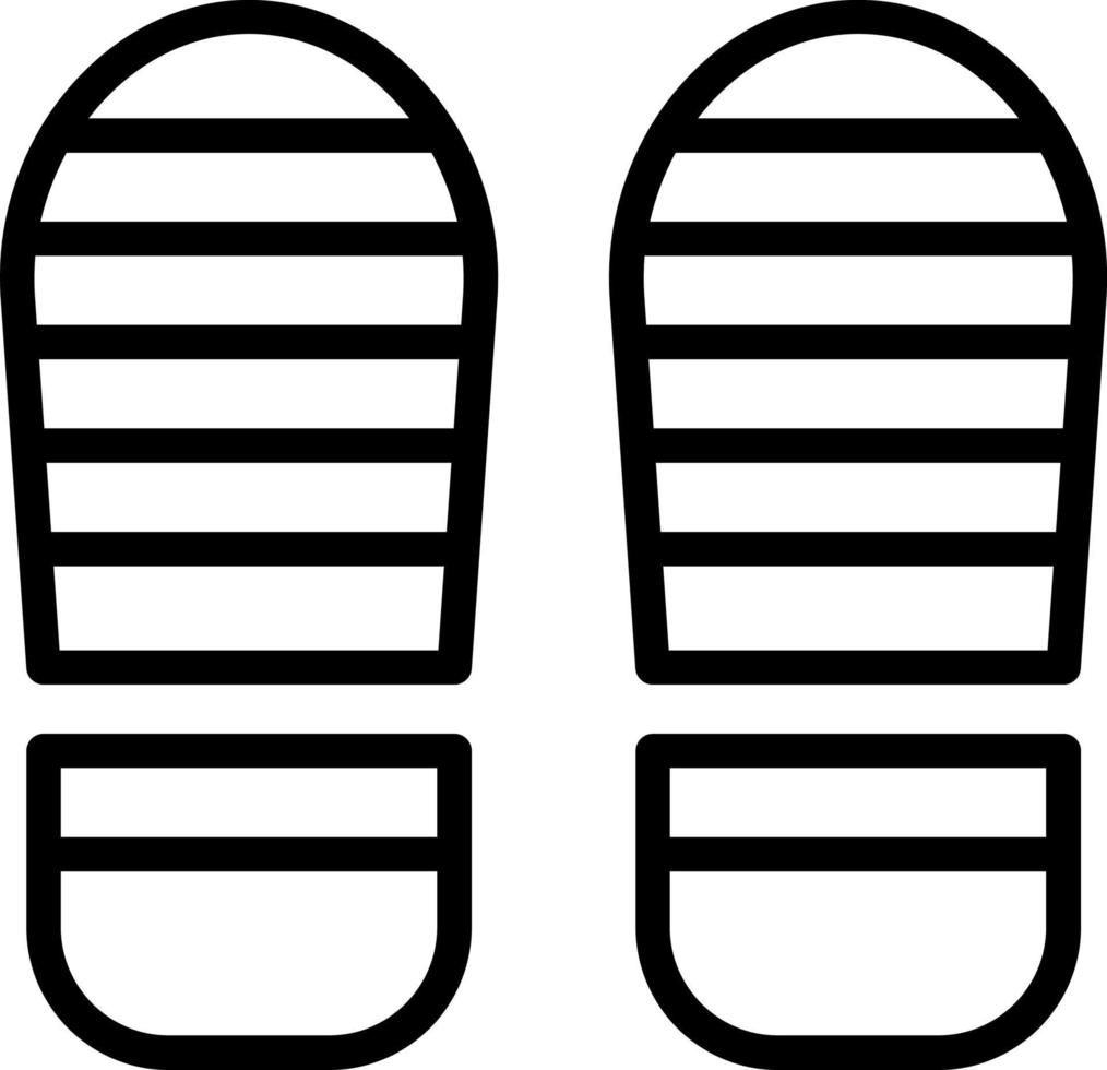 fotspår vektor ikon design
