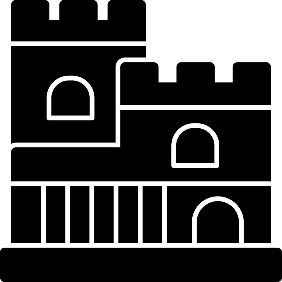 Schloss-Vektor-Icon-Design vektor