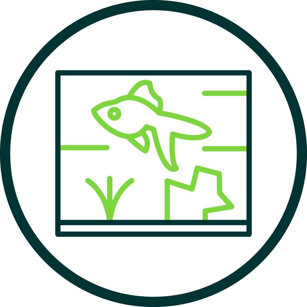 Aquarium-Vektor-Icon-Design vektor