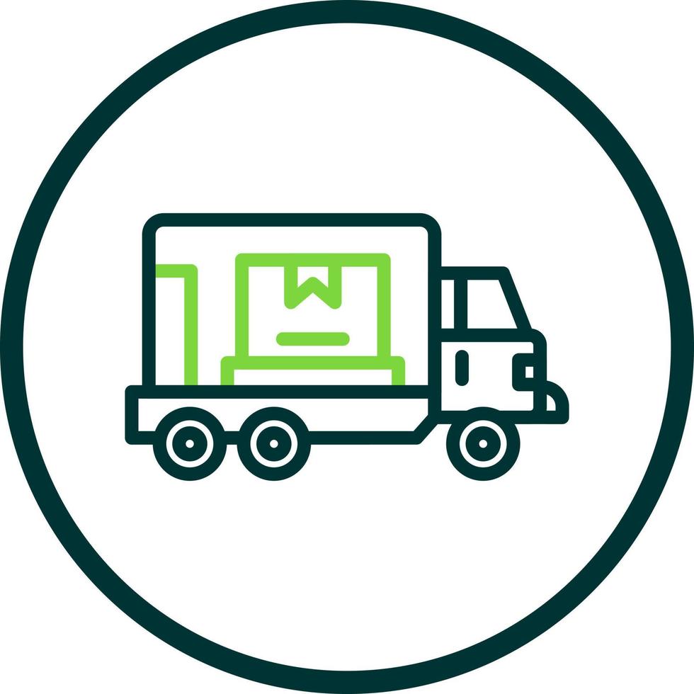 Fracht-LKW-Vektor-Icon-Design vektor