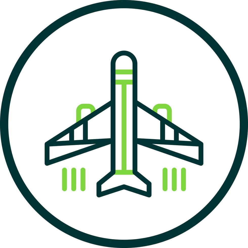 Flugzeug-Vektor-Icon-Design vektor