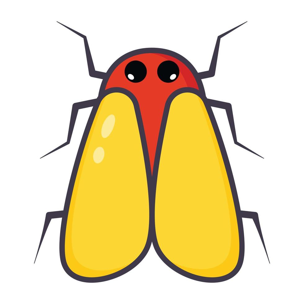 blattodea-insekt, flache karikaturikone von kakerlaken vektor