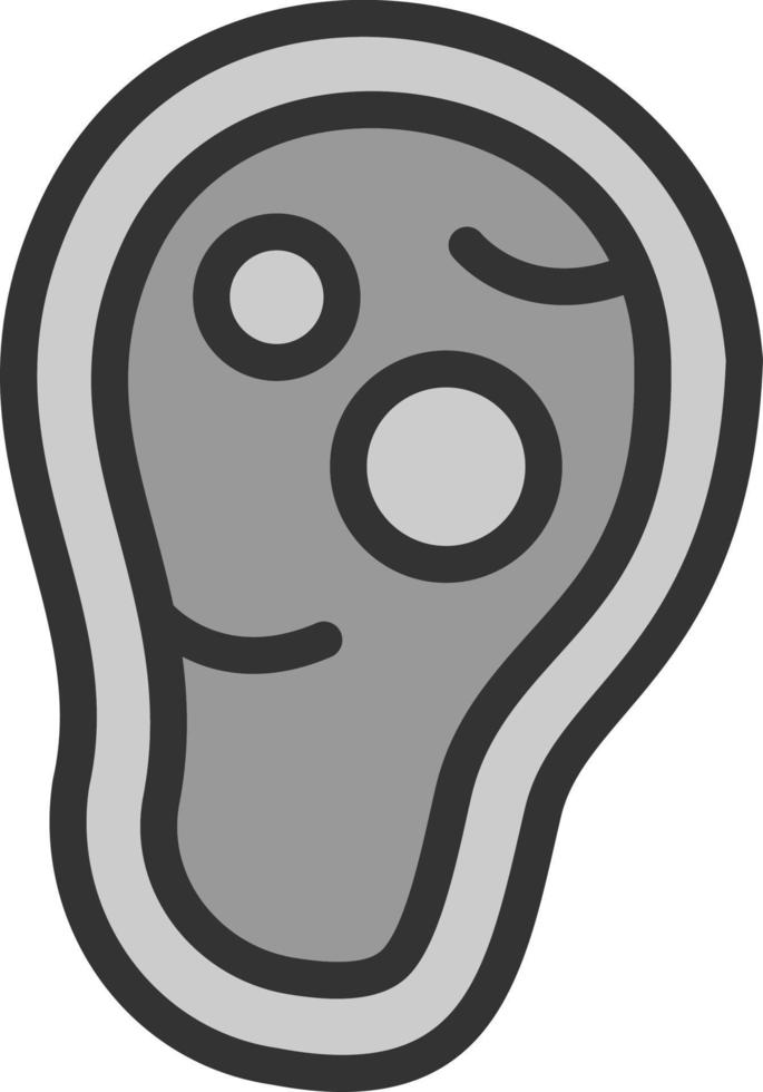 Paleo-Diät-Vektor-Icon-Design vektor