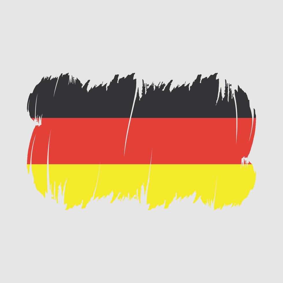Deutschland-Flagge-Pinsel-Vektor vektor