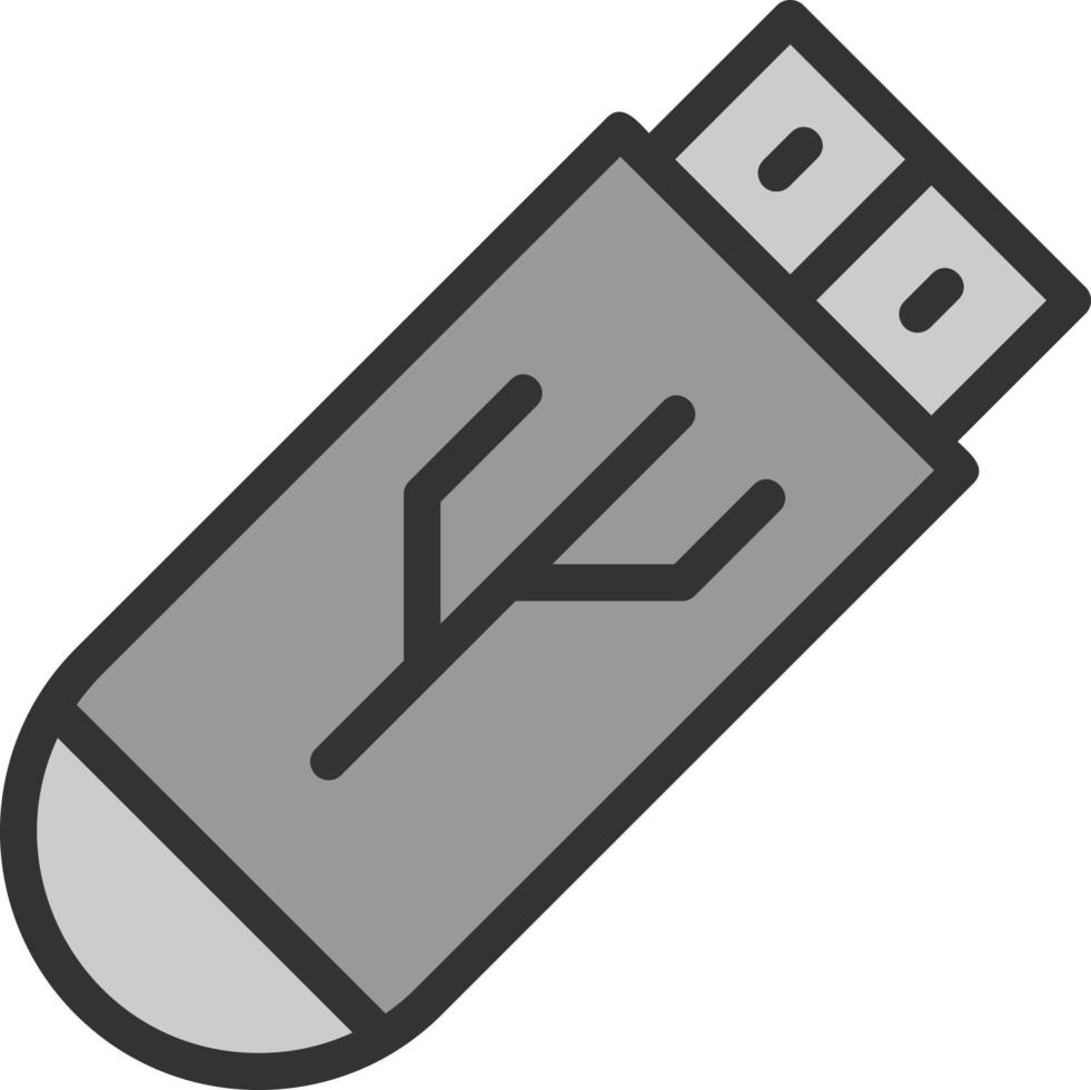 USB-Vektor-Icon-Design vektor